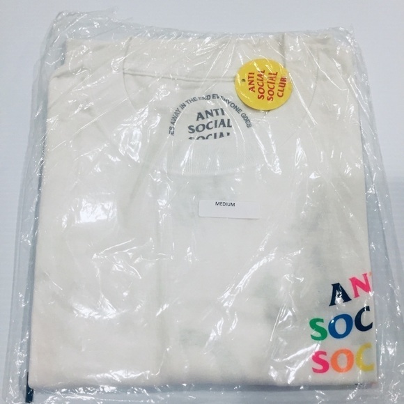 Anti Social Social Club Stud Belt Tee White ASSC - Picture 4 of 8